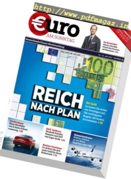 Euro am Sonntag – 15 Juli 2017