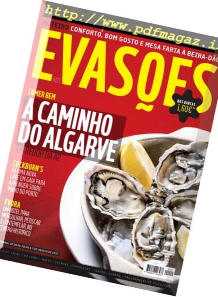 Evasoes – 28 Julho 2017 Cover