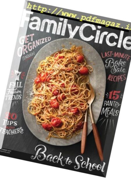 Family Circle – September 2017 Cover
