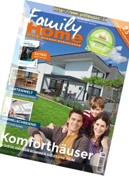 Family Home – September-Oktober 2017 Cover