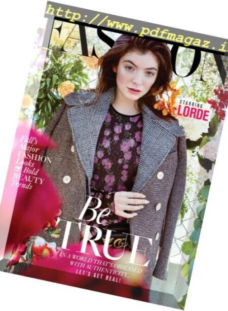 Fashion Canada – September 2017 Cover