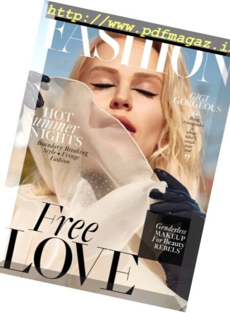Fashion Magazine – August 2017 Cover