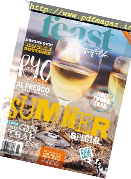 Feast Norfolk – July-August 2017 Cover