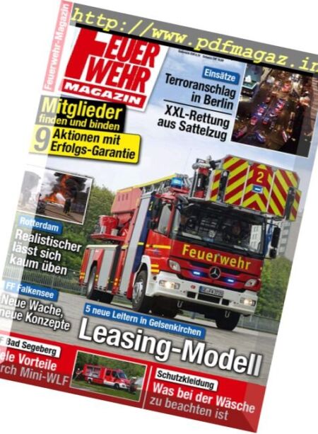 Feuerwehr – August 2017 Cover