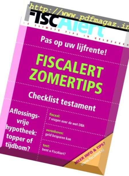 FiscAlert – Juni 2017 Cover