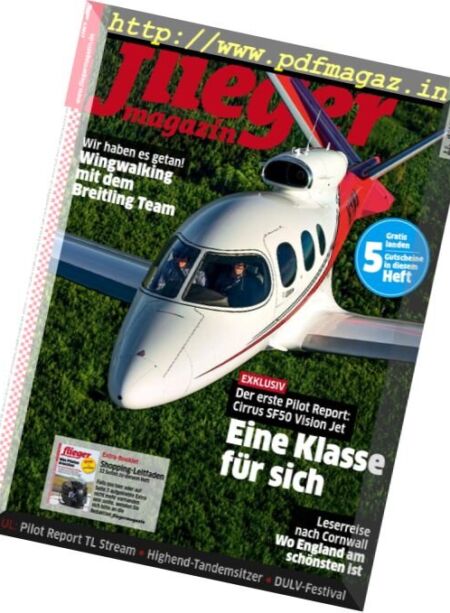Fliegermagazin – August 2017 Cover