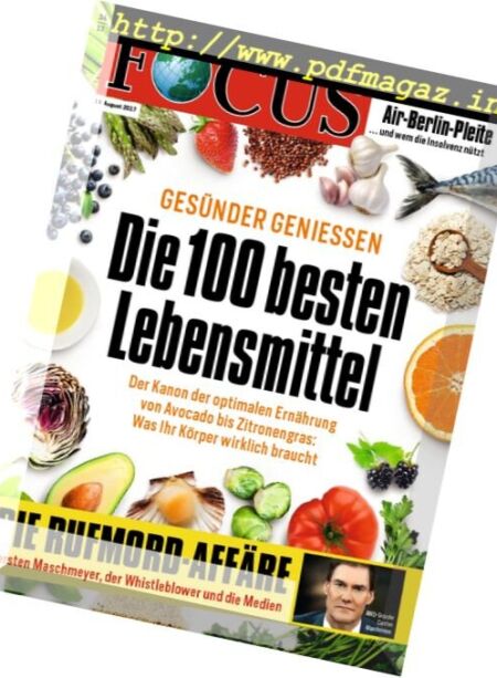 Focus – 19 August 2017 Cover