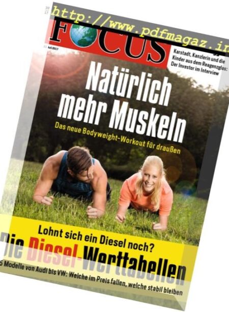 Focus – 22 Juli 2017 Cover