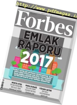 Forbes Turkey – Agustos 2017