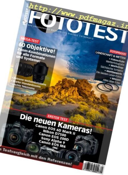 Fototest – September-Oktober 2017 Cover