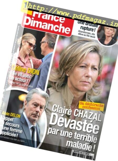 France Dimanche – 18 au 24 Aout 2017 Cover