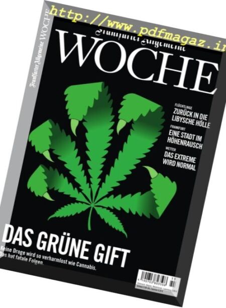 Frankfurter Allgemeine Woche – 11 August 2017 Cover