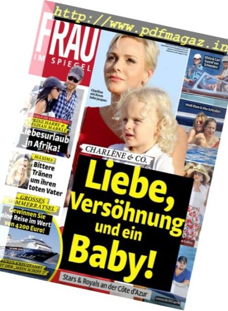 Frau im Spiegel – 16 August 2017 Cover