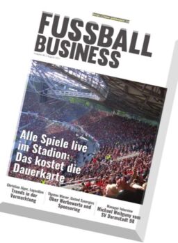 Fussball Business – August 2017