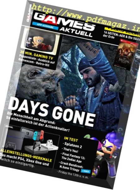 Games Aktuell – August 2017 Cover