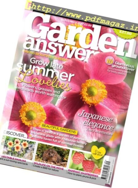 Garden Answers – September 2017 Cover