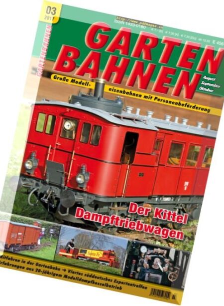 Gartenbahnen – August-Oktober 2017 Cover