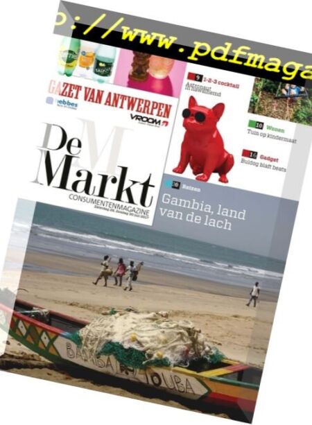 Gazet van Antwerpen De Markt – 29 juli 2017 Cover