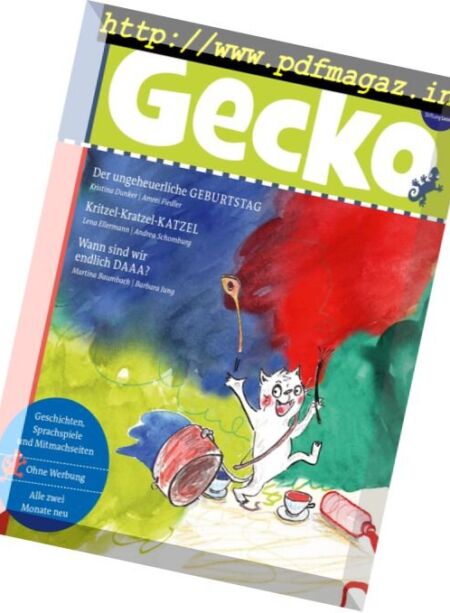 Gecko – Nr.60, 2017 Cover