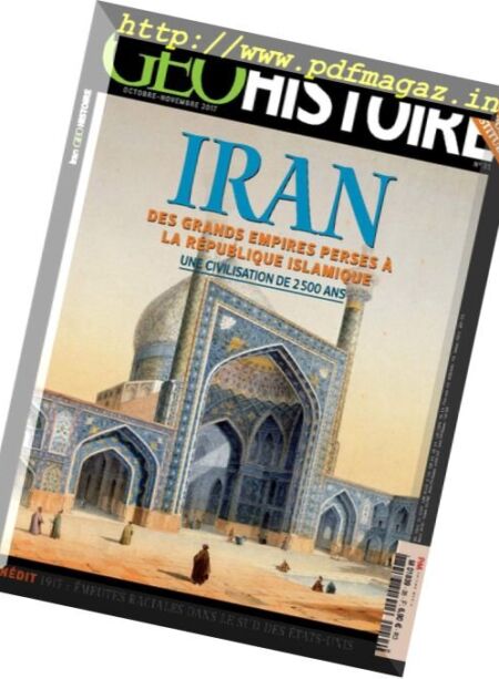 Geo Histoire – Octobre-Novembre 2017 Cover