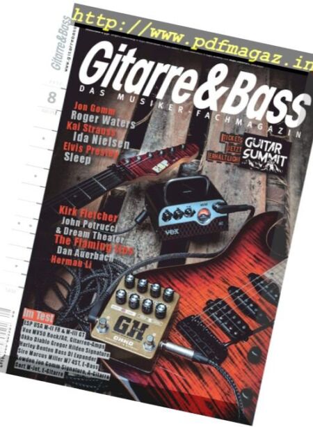 Gitarre & Bass – August 2017 Cover