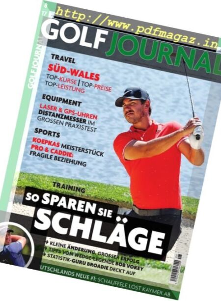 Golf Journal – August 2017 Cover