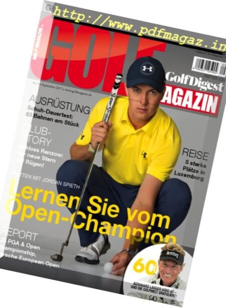 Golf Magazin – September 2017 Cover