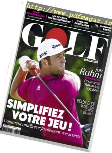 Golf Magazine France – Octobre 2017 Cover