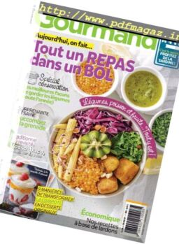 Gourmand – 16 au 29 Aout 2017