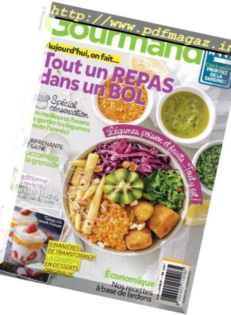 Gourmand – 16 au 29 Aout 2017 Cover