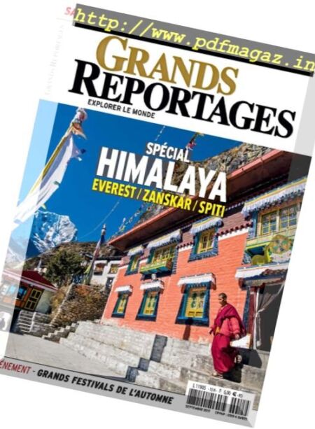 Grands Reportages – Septembre 2017 Cover