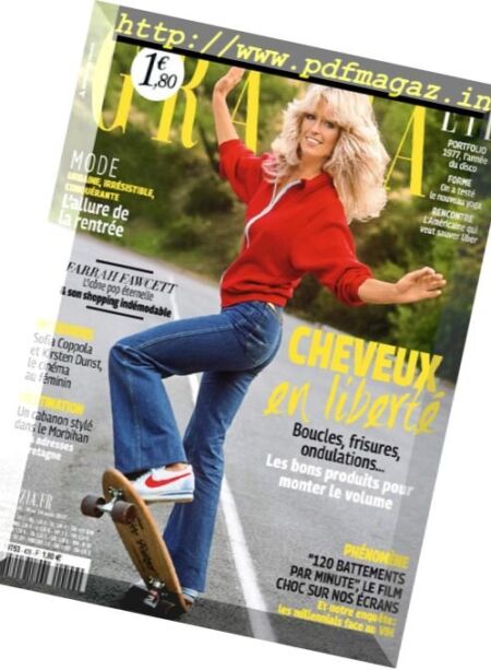 Grazia France – 18 au 24 Aout 2017 Cover