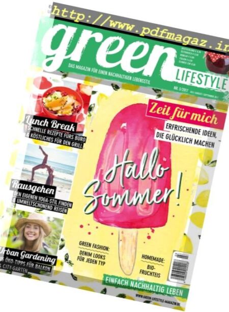 Green Lifestyle – Juli-September 2017 Cover