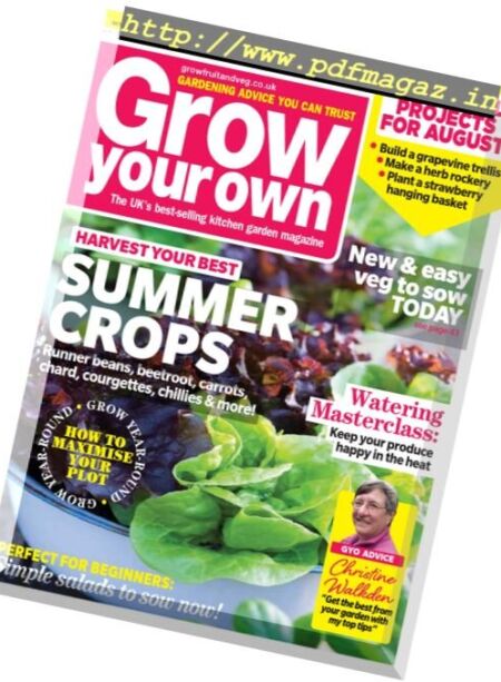 Grow Your Own – August 2017 Cover