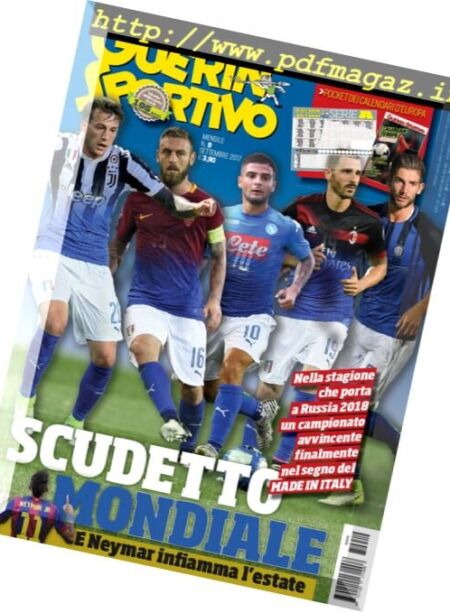 Guerin Sportivo – Settembre 2017 Cover