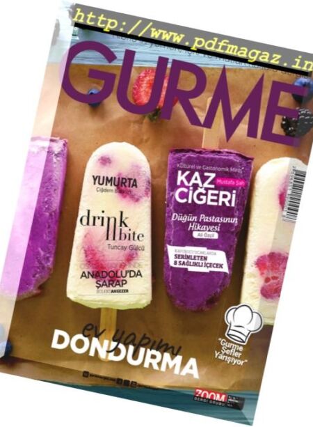 Gurme – Agustos 2017 Cover