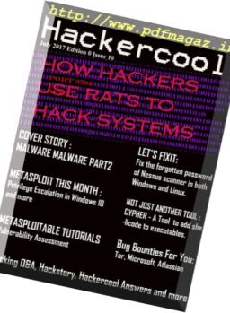 Hackercool – July 2017