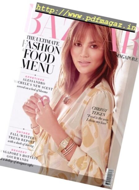 Harper’s Bazaar Singapore – August 2017 Cover