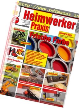 Heimwerker Praxis – September-Oktober2017