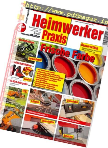 Heimwerker Praxis – September-Oktober2017 Cover