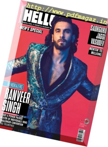 Hello! India – August 2017 Cover