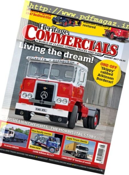 Heritage Commercials Magazine – August 2017 Cover