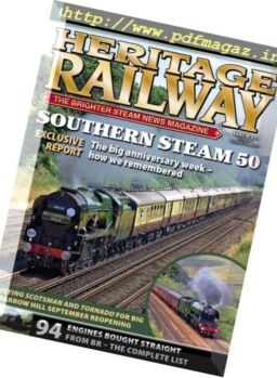 Heritage Railway – July 28 – 24 August 2017