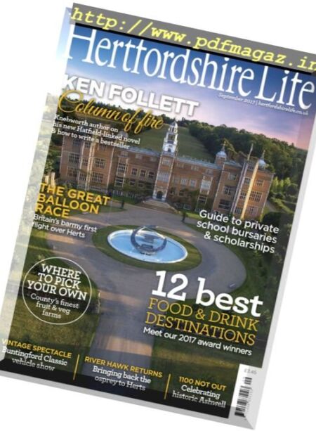 Hertfordshire Life – September 2017 Cover