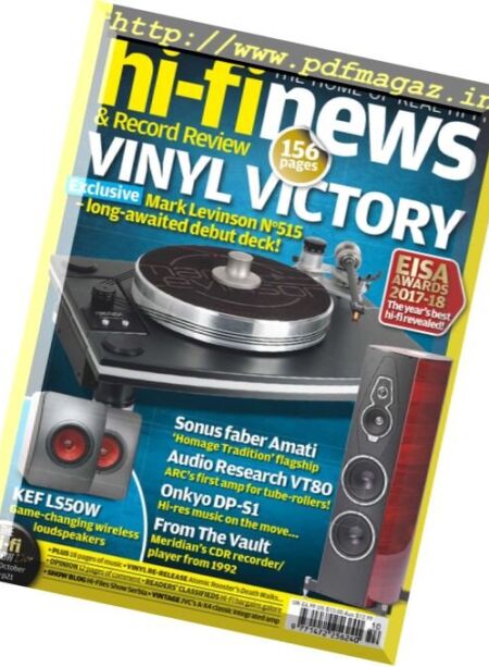 Hi-Fi News – October 2017 Cover