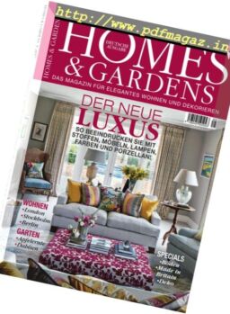Homes & Gardens Germany – September-Oktober 2017