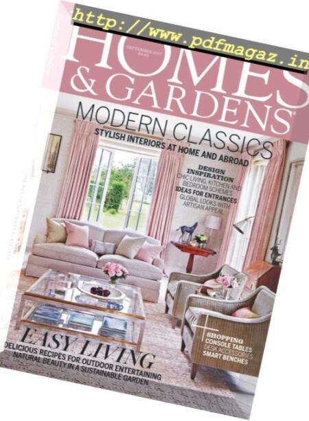 Homes & Gardens UK – September 2017 Cover