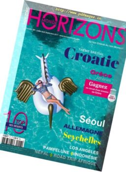 Horizons Monde – Juillet-Aout-Septembre 2017
