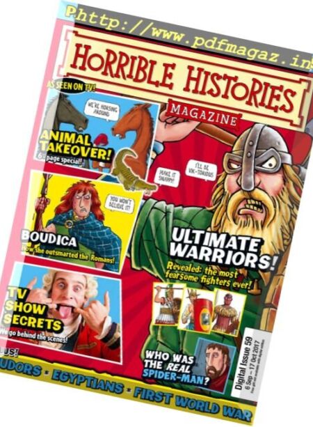 Horrible Histories – 6 September – 17 October 2017 Cover