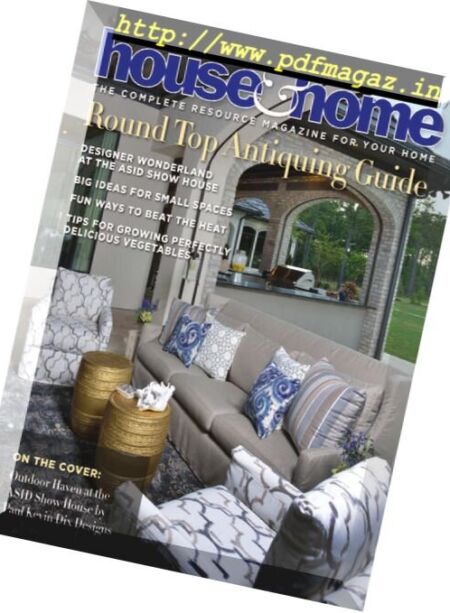 Houston House & Home – August 2017 Cover